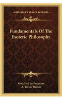 Fundamentals of the Esoteric Philosophy