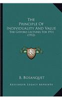 The Principle Of Individuality And Value