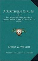 Southern Girl In '61