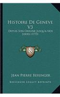 Histoire De Geneve V3