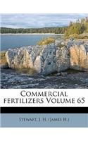 Commercial Fertilizers Volume 65