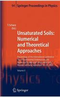 Unsaturated Soils: Numerical and Theoretical Approaches: Proceedings of the International Conference 