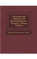 Ecclesiastical History of Newfoundland - Primary Source Edition