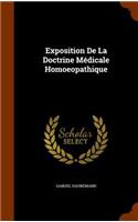 Exposition De La Doctrine Médicale Homoeopathique