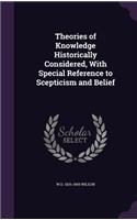 Theories of Knowledge Historically Considered, With Special Reference to Scepticism and Belief