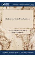 Schriften Von Friedrich Von Matthisson