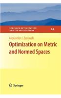 Optimization on Metric and Normed Spaces