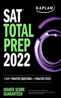 SAT Total Prep 2022: 2,000+ Practice Questions + 5 Practice Tests(Kaplan Test Prep)