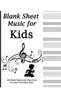 Blank Sheet Music for Kids
