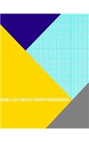 Semi Log Graph Paper Workbook: 180 Divisions 5th 10th Accent By 2 Cycle