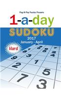 1-a-day Sudoku 2017 January - April Hard