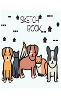 sketch book art set Notebook for Drawing, Writing, Painting, Sketching or Doodling 8.5*11