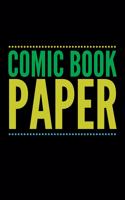 Comic Book Paper