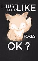 I Just Really Like Foxes Ok