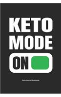 Keto Mode Keto Journal Notebook