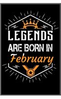 legends are born in february