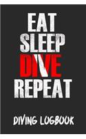 Eat Sleep Dive Repeat Diving Logbook