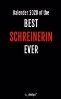 Kalender 2020 für Schreiner / Schreinerin