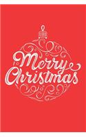 Christmas & Holiday Notebook - Blank Lined Journal Notebook for Writing Notes