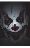 Evil Clown: 6x9 Journal - Lined Paper - 150 Pages, Creepy & Freaky Scary Halloween Notebook