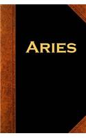 2019 Weekly Planner Aries Zodiac Horoscope Vintage 134 Pages