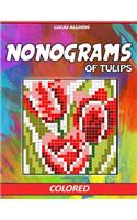 Nonograms of Tulips: Colored Griddlers- Exclusive and High-Quality Japanese Nonograms - Hanjie Griddlers Nonograms