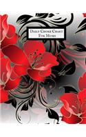 Daily Chore Chart for Moms: Daily & Weekly Chore Chart Dairy Chore Notebook Pad for Productivity, Task Agenda, Professionals, Household Chores, Home Cleaning, Student Journal, 