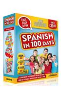 Spanish in 100 Days - Premium Pack (Book, 3 Cds, 3 DVDs and Internet Access Card)