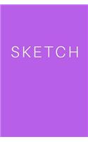 Sketch - Art Sketch Book / Bright Purple Notebook