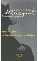 Maigret, premieres enquetes