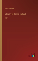 History of Crime in England