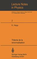 Theorie de La Renormalisation: Cours Donne A L'Ecole Polytechnique, Paris