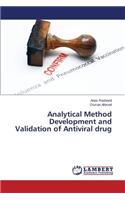 Analytical Method Development and Validation of Antiviral drug