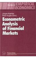 Econometric Analysis of Financial Markets