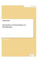 Kennzahlen zur Beurteilung von Beteiligungen