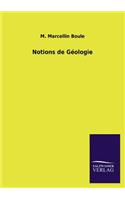 Notions de Géologie