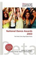 National Dance Awards 2003