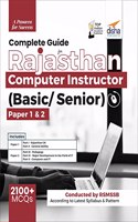 Complete Guide for Rajasthan Computer Instructor Basic/ Senior Paper 1 & 2 conducted by RSMSSB [Paperback] Disha Experts