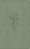 NASB Super Giant Print Reference Bible, Sage Suedesoft Leathertouch