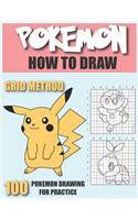 How To Draw Pokemon: Grid Method - A fun Practice for your kids to Learn Drawing using Grid Method