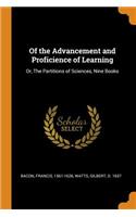 Of the Advancement and Proficience of Learning