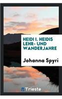 Heidis Lehr- Und Wanderjahre