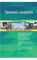Semantic analytics Standard Requirements