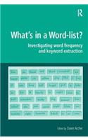 What's in a Word-List?