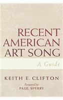 Recent American Art Song