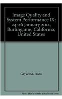 Image Quality and System Performance IX