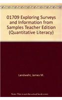 01709 Exploring Surveys and Information from Samples Teacher Edition