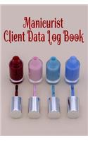 Manicurist Client Data Log Book