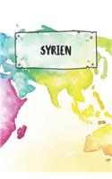 Syrien: Liniertes Reisetagebuch Notizbuch oder Reise Notizheft liniert - Reisen Journal für Männer und Frauen mit Linien