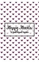 Happy Hearts: 52 Week Mood Tracker: One Year Undated Mood Journal